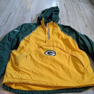 vtg vintage packers NFL‎ mens coat jacket team appa
